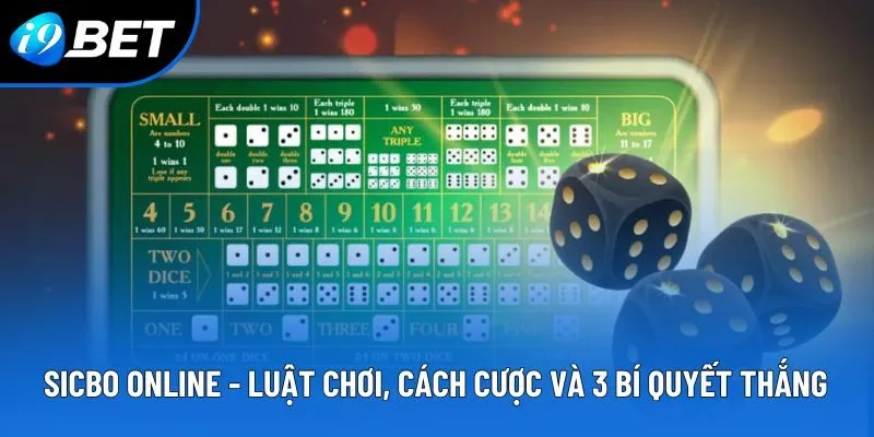 Sicbo Online - Luật Chơi, Cách Cược Và 3 Bí Quyết Thắng Lớn